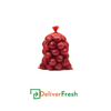 Bag of red onions with 'Deliver Fresh' 