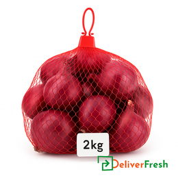 Red Onions 2Kg Bag – Fresh Onions Delivery Melbourne – DeliverFresh.au