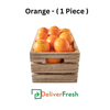 Wooden crate with oranges and DeliverFresh