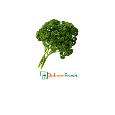 Bunch of parsley with Deliver Fresh