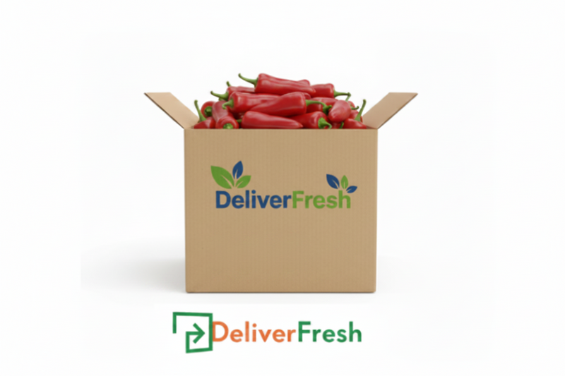 Box of Red Bull Horn Chilli with DeliverFresh 