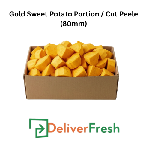 Gold Sweet Potato Portion / Cut Peeled (80mm) pieces