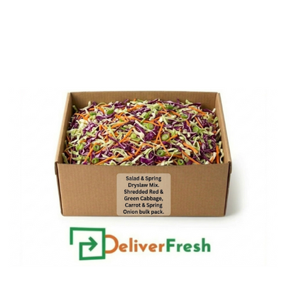 Box of Salad & Spring Dryslaw Mix with Deliver Fresh 