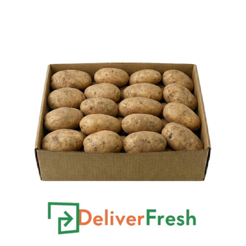 Box of Sebago potatoes with DeliverFresh 
