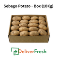 Box of Sebago potatoes with DeliverFresh 