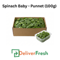 Spinach Baby - Punnet (100g)1
