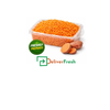 Container of shredded carrots with 'Deliver Fresh' 
