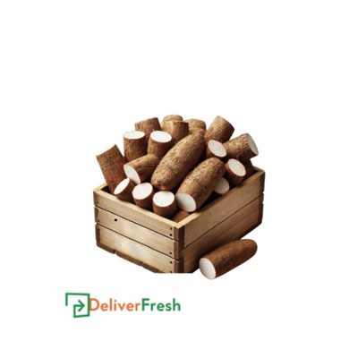 Box of tapioca with 'DeliverFresh' 