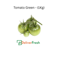 Green tomatoes with 'DeliverFresh' 