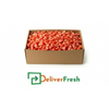 Box of diced tomatoes with 'Deliver Fresh'
