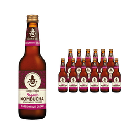 12 x Passionfruit Dream Organic Kombucha 330ml - Box