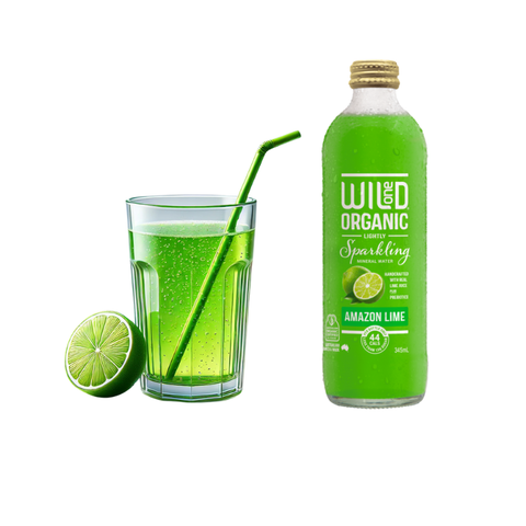 Amazon Lime - Wild One Organic Sparkling 12 x 345ml