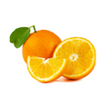 Premium whole oranges arranged in a 15kg box with cut orange showing freshness