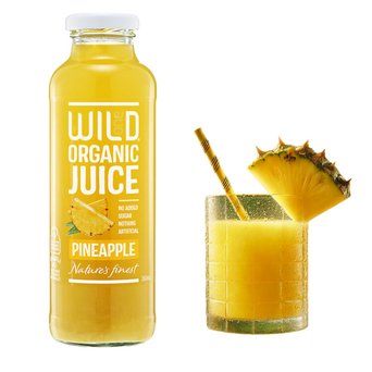 Wild One Organic Pineapple Juice 12 x 360ml
