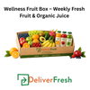 Wellness Fruit Box – Weekly Fresh Fruit & Organic Juice