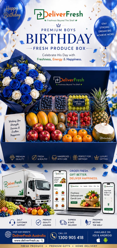 Premium Boys Birthday Fresh Produce Box