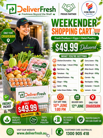 DeliverFresh x Flying Poultry Weekender Shopping Cart