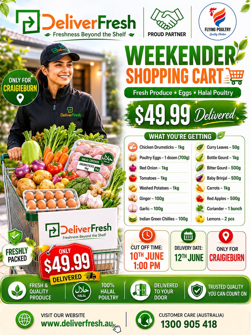 DeliverFresh x Flying Poultry Weekender Shopping Cart