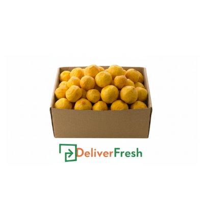 Box of whole peeled golden beetroot with DeliverFresh 