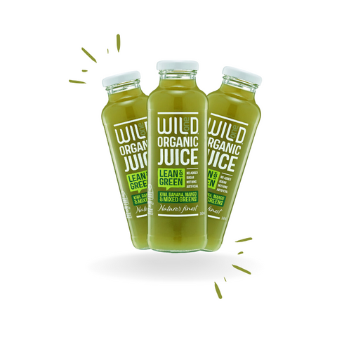 Wild One Organic Lean & Green Juice 12 x 360ml