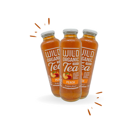 12 x Peach Organic Iced-Tea 360ml - Box