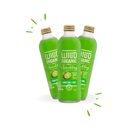 12 x Organic Sparkling Amazon Lime 345ml - Box