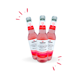 12 x Rejuvinate Strawberry Sparkling Collagen Water 330ml - Box