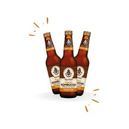 12 x Ginger Tonic Organic Kombucha 330ml - Box