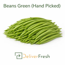 Fresh hand picked green beans supplied by DeliverFresh