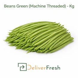 Machine threaded green beans sold per kg supplied by DeliverFresh