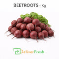 Fresh red beetroots