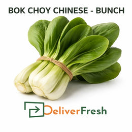 Bok Choy Chinese bunch fresh produce with DeliverFresh logo – Asian vegetables for restaurants and retailers