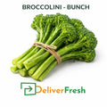 Fresh broccolini bunch with crisp green stems, professionally packed and supplied by DeliverFresh