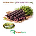 Fresh Black Nebula carrots per kg in Melbourne, premium specialty produce for restaurants and wholesale buyers.