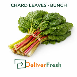 Fresh chard leaves bunch from DeliverFresh, premium quality leafy greens delivered in Melbourne, Australia