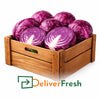 Wholesale red purple cabbage box 10kg fresh produce supplied by DeliverFresh