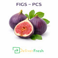 “Fresh figs pieces on white background supplied by DeliverFresh fruit and vegetable wholesalers”
