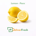 Fresh lemon piece whole and cut by DeliverFresh