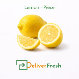 Fresh lemon piece whole and cut by DeliverFresh