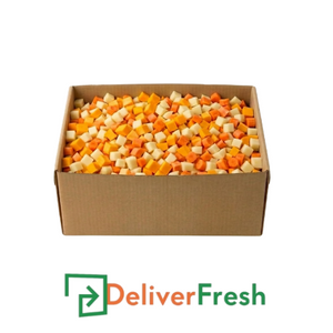 Box of shredded pastie mix with 'Deliver Fresh' 