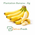 Fresh plantation bananas per kg whole and peeled by DeliverFresh