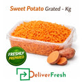 Freshly prepared grated sweet potato sold per kg by DeliverFresh