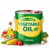 Premium vegetable oil in 20L tin for commercial kitchens and wholesale supply